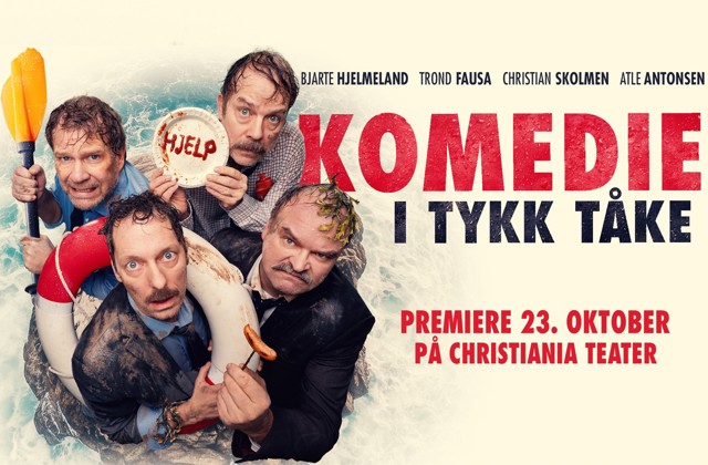 Promobilde for Komedie i tykk taake hotellpakke med billetter