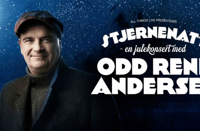 Promobilde for Odd Rene Andersen Stjernenatt hotellpakke med billetter