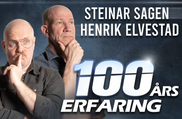 Promobilde for Steinar Sagen og Henrik Elvestad i Stavanger - Hotellpakke med billetter