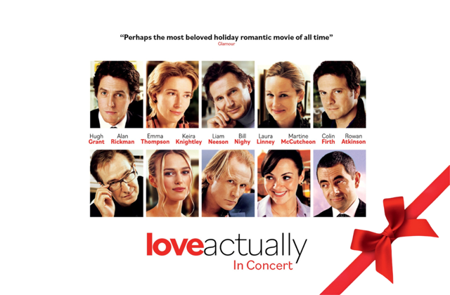 Link til Love Actually in concert - hotellpakke med billetter