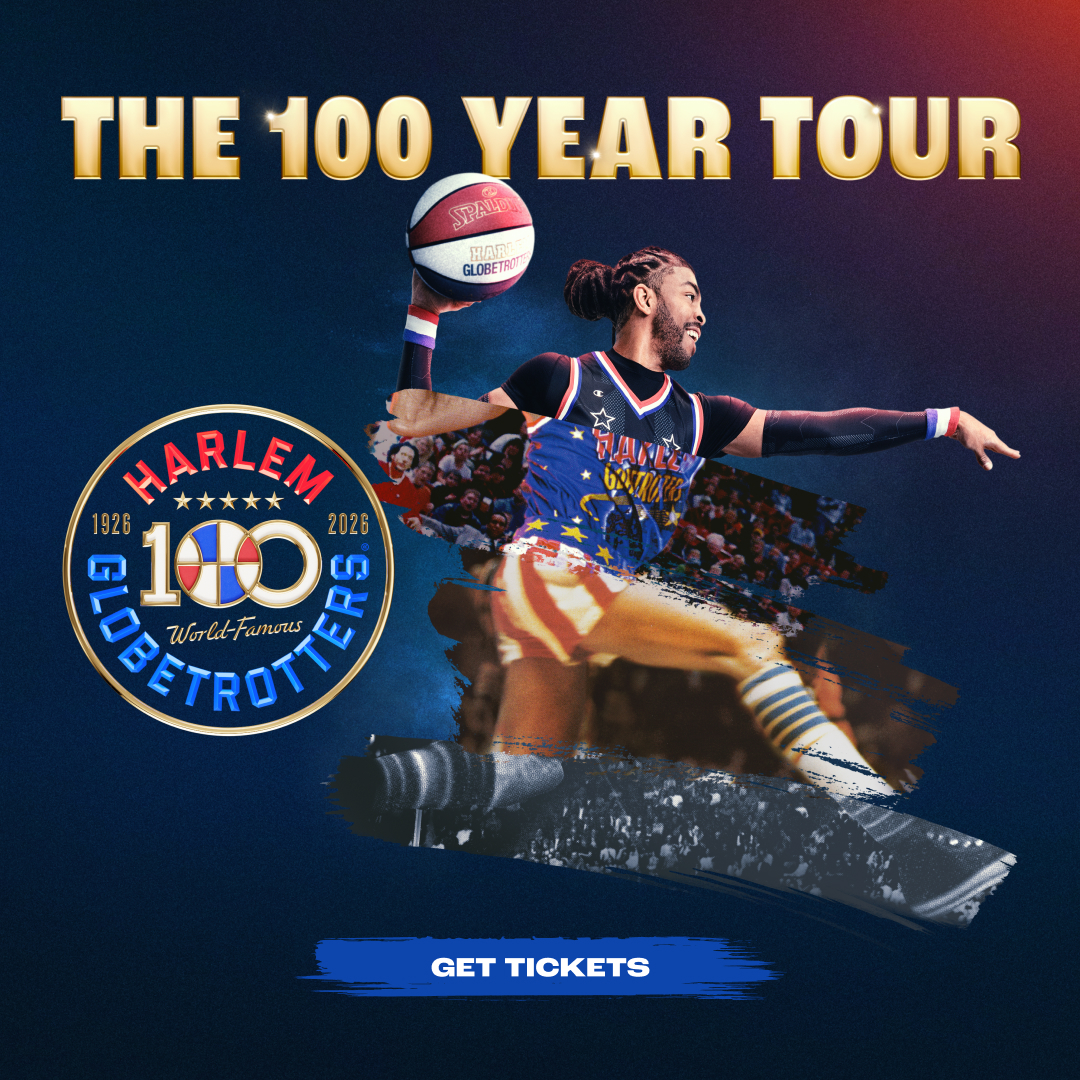 Link til Harlem Globetrotters - hotellpakke med billetter