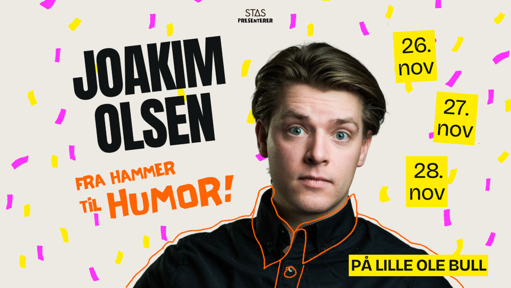 Link til Joakim Olsen hotellpakke med billetter