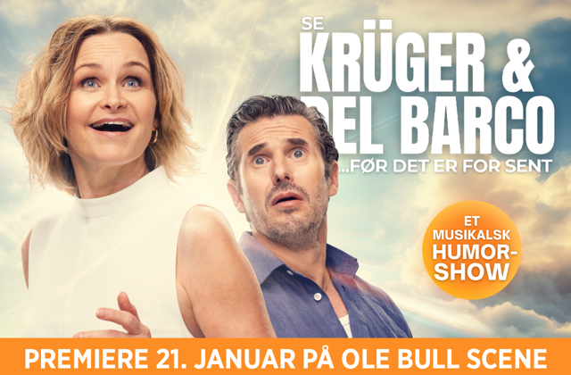 Link til Krüger & Del Barco - Hotellpakke med billetter!