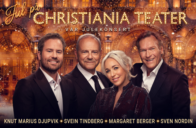 Promobilde for Jul på Christiania Teater! Hotell og billetter i Oslo